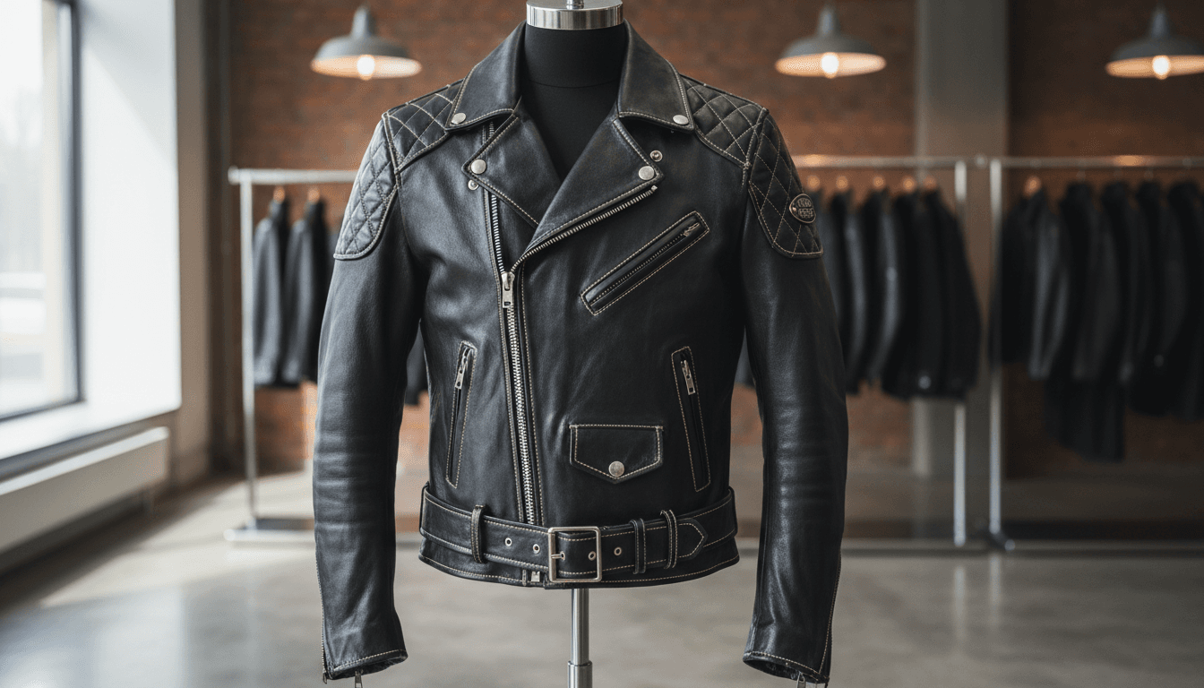 Men's biker jacket