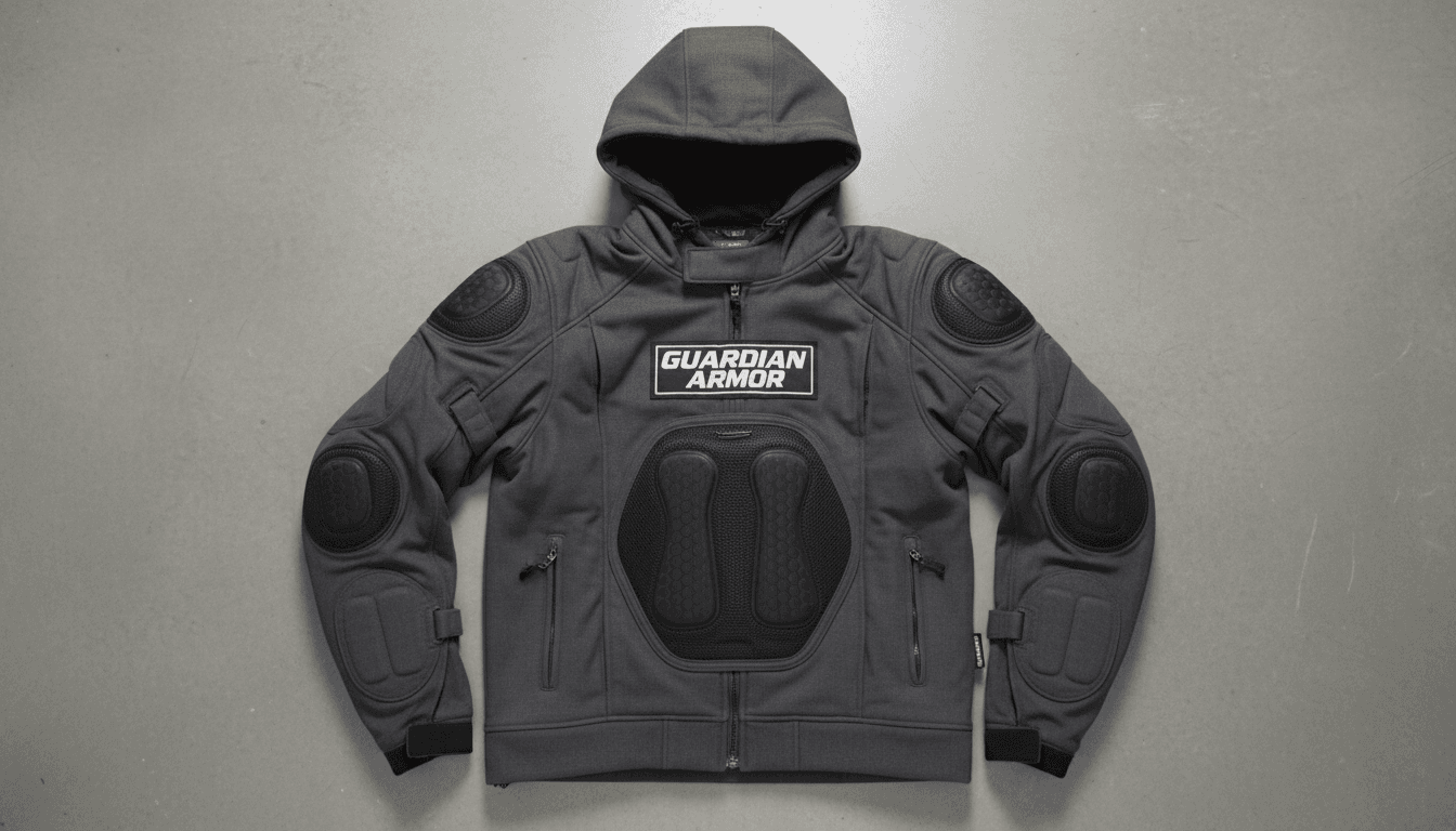 CE padded hoodie