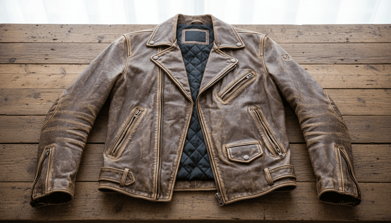 Men's vintage distressed jacket