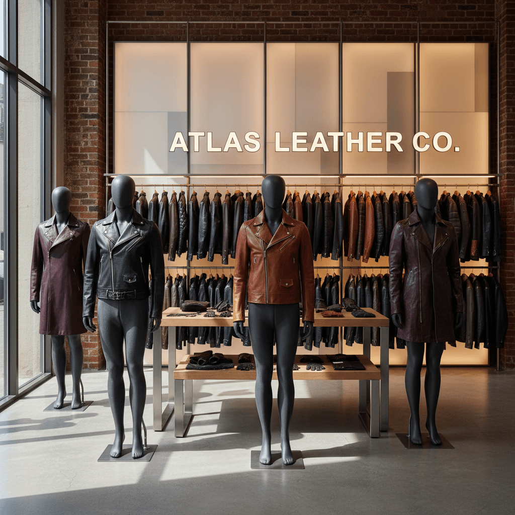 Fashion leather jackets wholesale stock