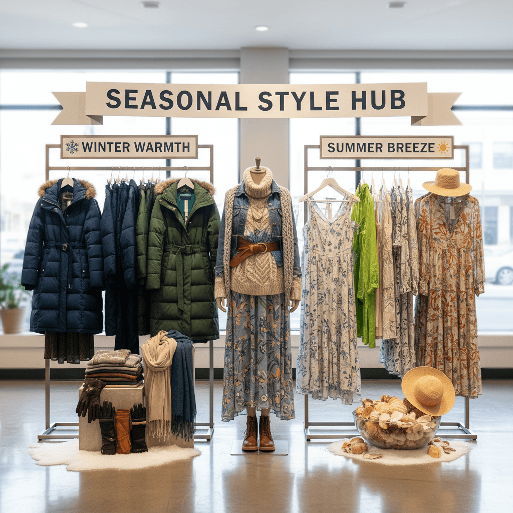 Seasonal clothing wholesale range
