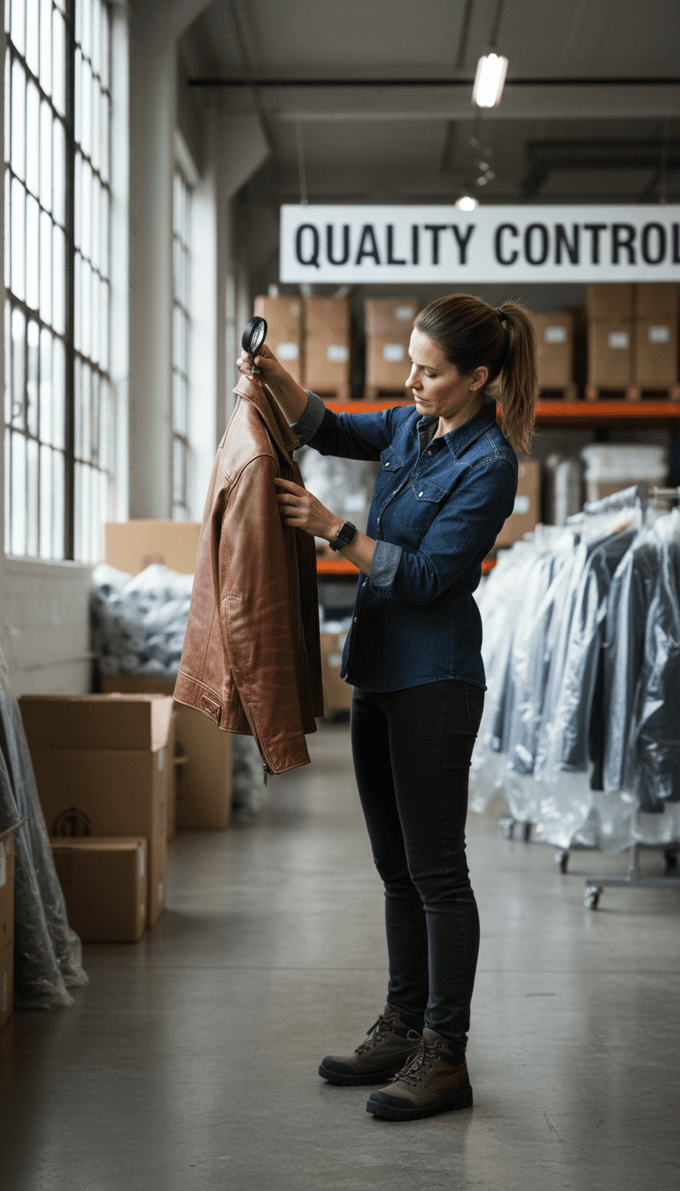 Quality inspection of wholesale apparel products
